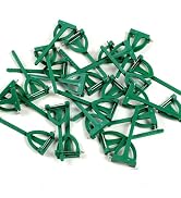 50Pcs Green Plastic Triangle DIY Buttonhole Boutonniere Corsages Brooch Pin Wedding Bride Groom C...