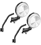2-Pack 24000LM LED Barn Lights Dusk to Dawn, 150W Outdoor Lighting IP66 Waterproof, 6500K Bright ...