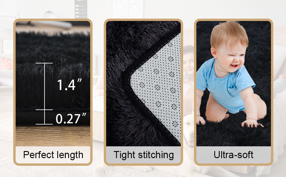 Black rug-2x3