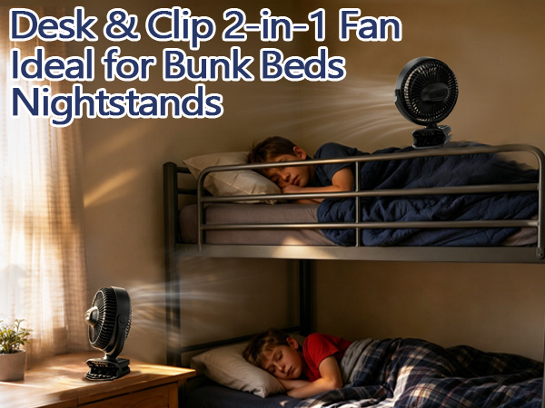 clip on fan for bed