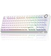 SOLAKAKA KI99 Pro 96% Wireless Mechanical Keyboard, RGB Gaming Keyboard, Hot-Swappable Pre-Lubed ...