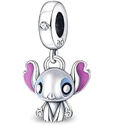 LIGHTDOG Mickey Mouse Charm Bead Charms Jewelry Beads fits Pandora Charm Bracelets for Woman-925 ...