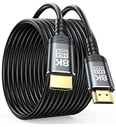 DoroJepi 8K HDMI Cable 2.1 30FT/9M, 48Gbps High Speed Long HDMI in-Wall CL3 Rated with Shielded 8...