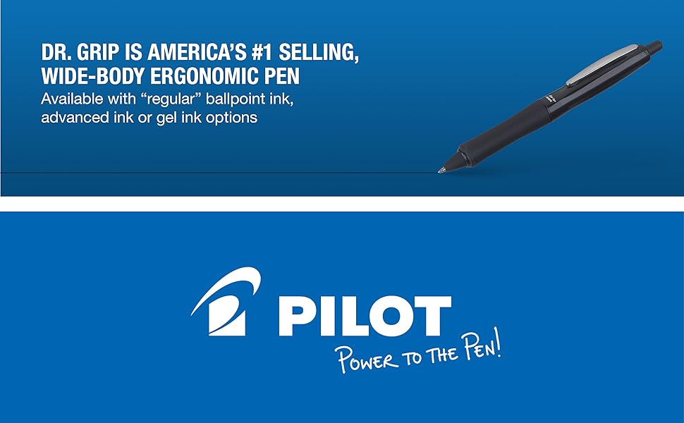 Available with "regular" ballpoint ink, advanced ink or gel ink options