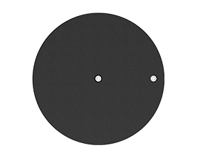 black paper towel holder