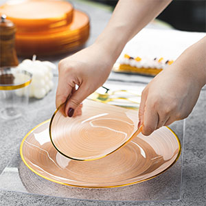 elegant dinnerware set for wedding