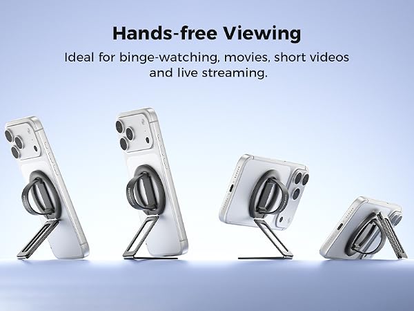 Hands-free Viewing Ideal for binge-watching, movies, short videos and live streaming.