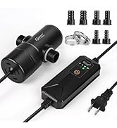 hygger Aquarium U-V Light with Time, 360° Protective Shield Clean Light for Green Water Clean, Am...