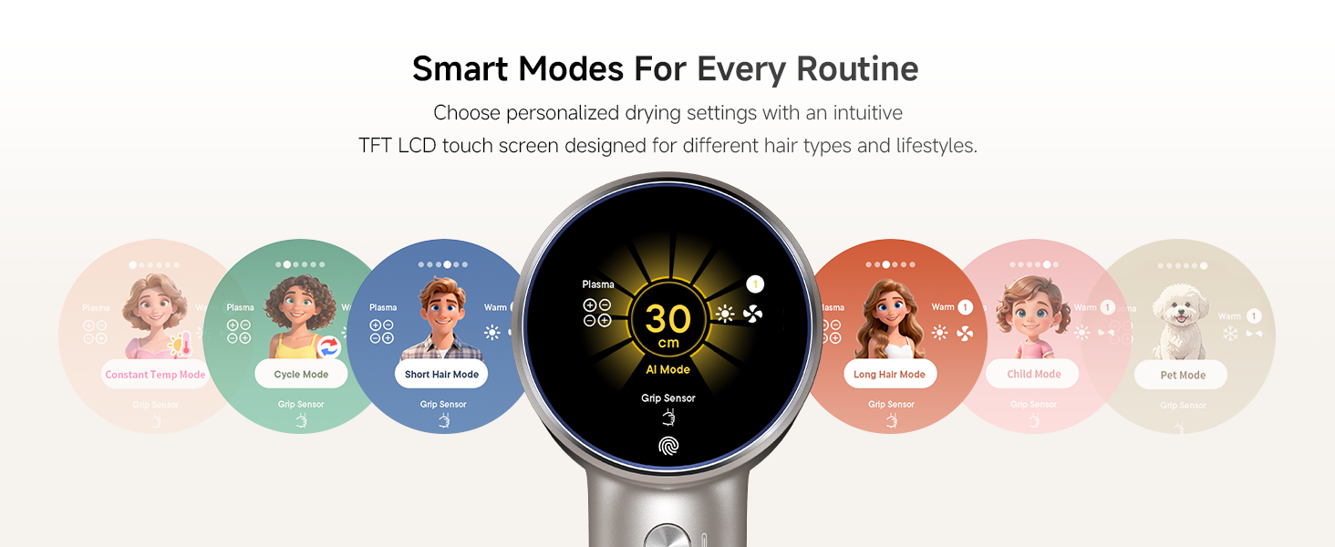 7 smart modes