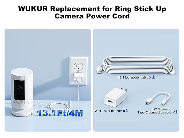 RING ADAPTER POWER CORD