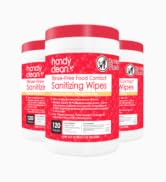 Steridol Wipes Canister, Hard Surface Wipes Multipurpose Cleaning 160 Count Fresh Lemon Scent Ind...