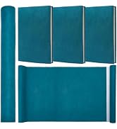 CRASPIRE 51 x 11.8 Suede Book Cloth Teal Green for Book Binding A4-A8 Fabric Surface Paper Backed...