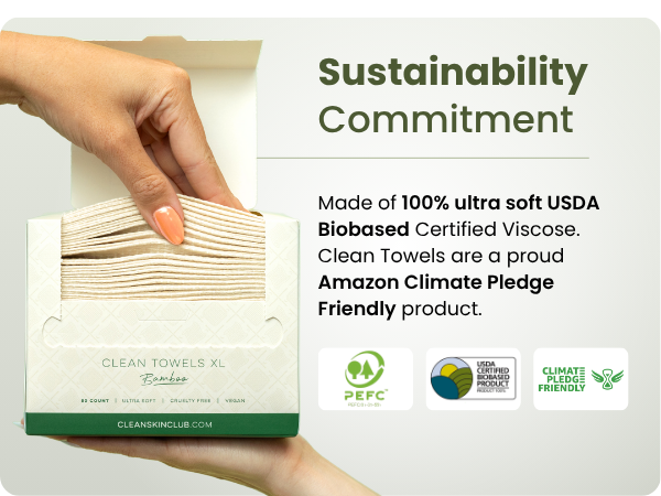 Made of 100% ultra soft USDA Biobased Certified Viscose