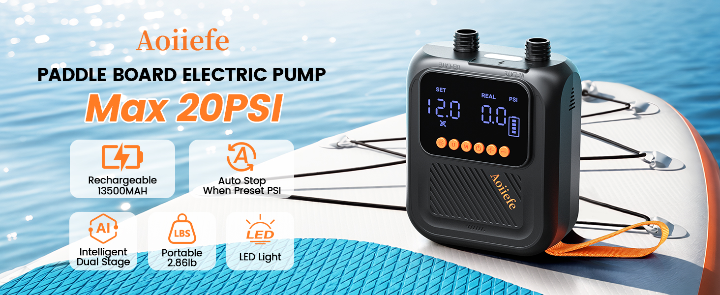 paddleboard electric pump