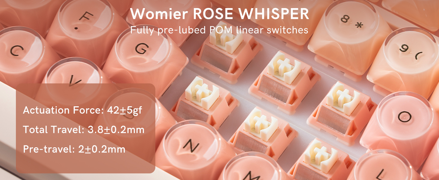 pink switch mechanical keyboard