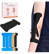 IEADEN Precut Kinesiology Tape for Elbow, 10 Pcs - Elbow Support & Stability, Pain Relief Athleti...