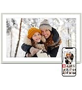 Digital Picture Frame, 15.6 Inch Frameo Digital Frame WiFi, 1920*1080 IPS FHD Touchscreen, 32GB, ...