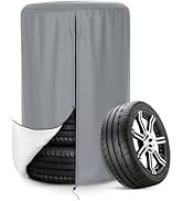 AKEfit Tire Cover, Heavy Duty Waterproof and Dustproof Tire Storage Bag for Jeep Trailer RV SUV T...