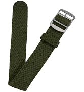 OLYCRAFT Nylon Watch Band Replacement Watch Band One-Piece Braided Watchband for Men Women Watche...