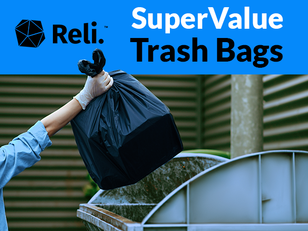 Reli. SuperValue Trash Bags