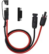 CERRXIAN 50cm 10AWG SAE to Male & Female Adapter 10AWG Cable with SAE Conector for RV Panel Solar
