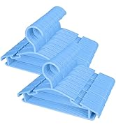 GoodtoU Blue Baby Hangers, 100Pack Kids Hanger for Closet 10.2 Inch Plastic Children Hangers for ...