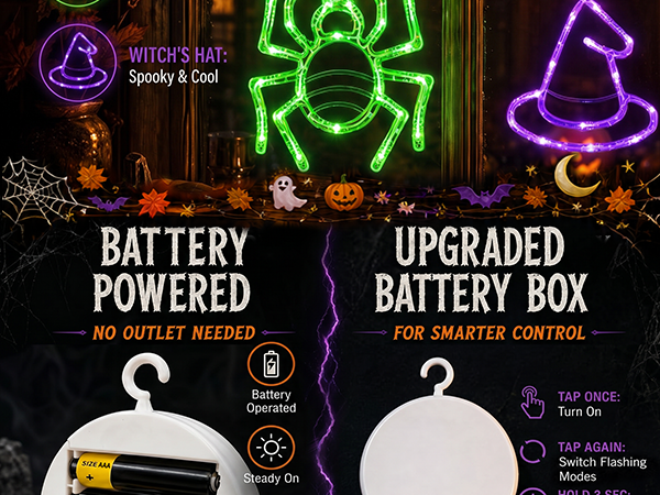 Halloween Window Lights