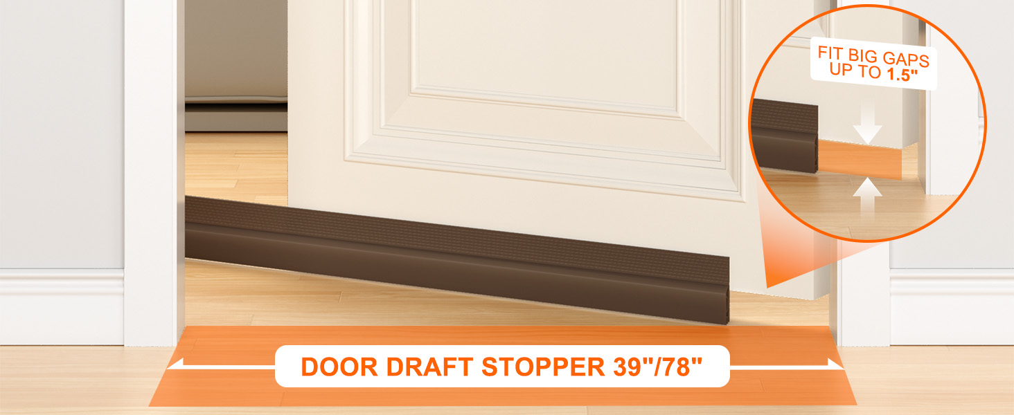 door draft stopper
