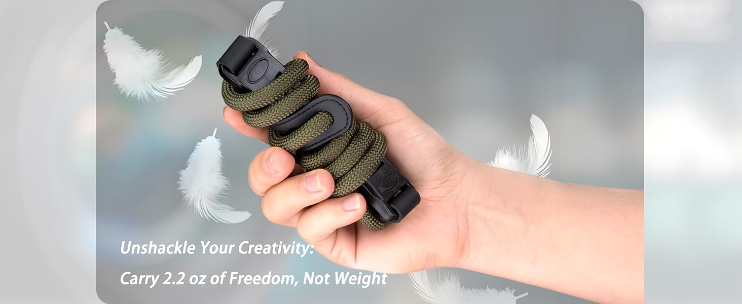 quick release rope camera strap