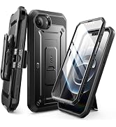 SUPCASE for iPhone 16e Case with Screen Protector (Unicorn Beetle Pro), [Built-in Stand & Belt-Cl...