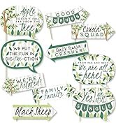 Big Dot of Happiness Family Photo Booth Props Kit - 10 Premium Pieces for Family Reunion Celebrat...