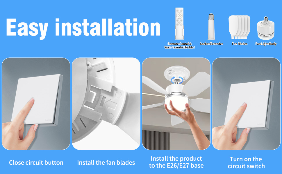 light socket fan small ceiling fan with light bedroom ceiling fan socket fan light with remote