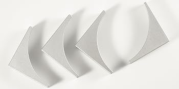 Silver metal table corners