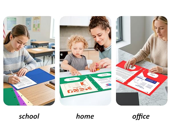 3 hole punch folders