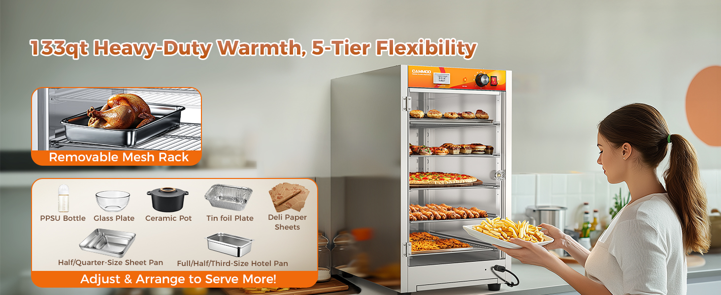 NT510 commercial food warmer