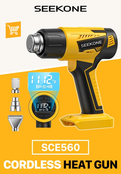 20V Cordless Heat Gun with LCD