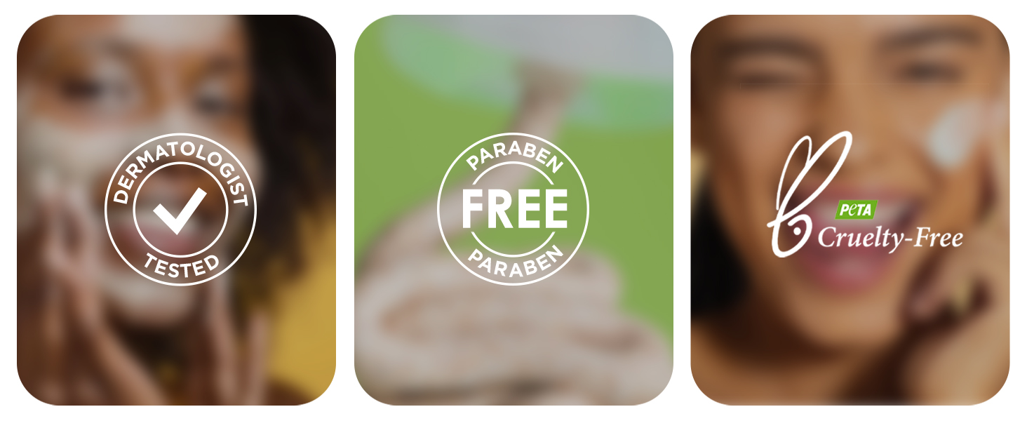 Dermatologist Tested Paraben Free PETA Cruelty Free