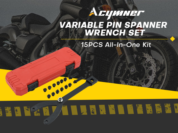 Variable Pin Spanner Wrench