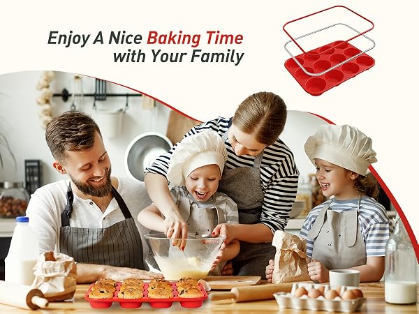 SILICONE MUFFIN PANS