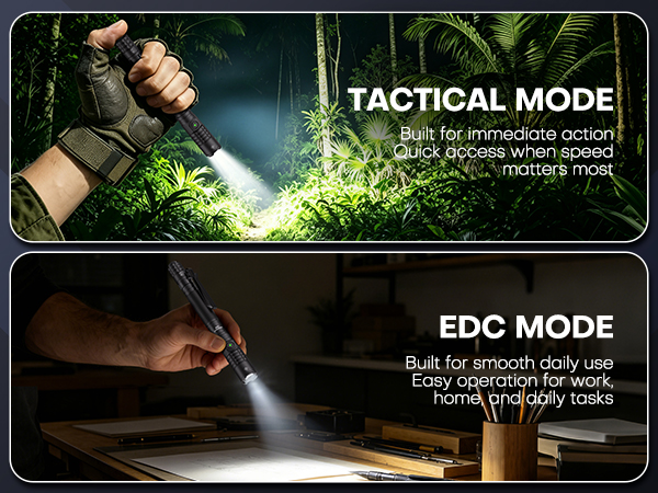 TACTICAL MODE EDC MODE