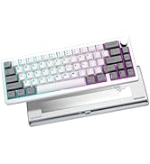 YUNZII AL68 Wireless Mechanical Keyboard,Full Aluminum CNC,60% Layout with Knob, QMK/VIA Software...
