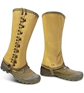 GVCELS WW2 US Canvas Leg Gaiters Boot Gaiters for Men Gaiters for Hiking Reproduction WWII Us M19...