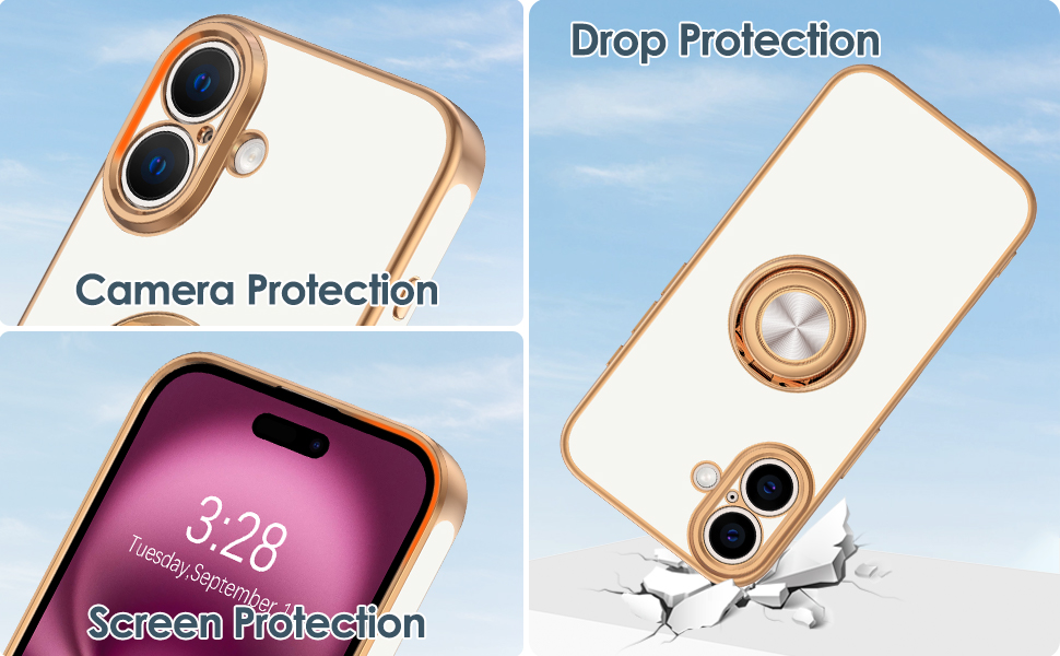 for iphone 16 case with kickstand loop