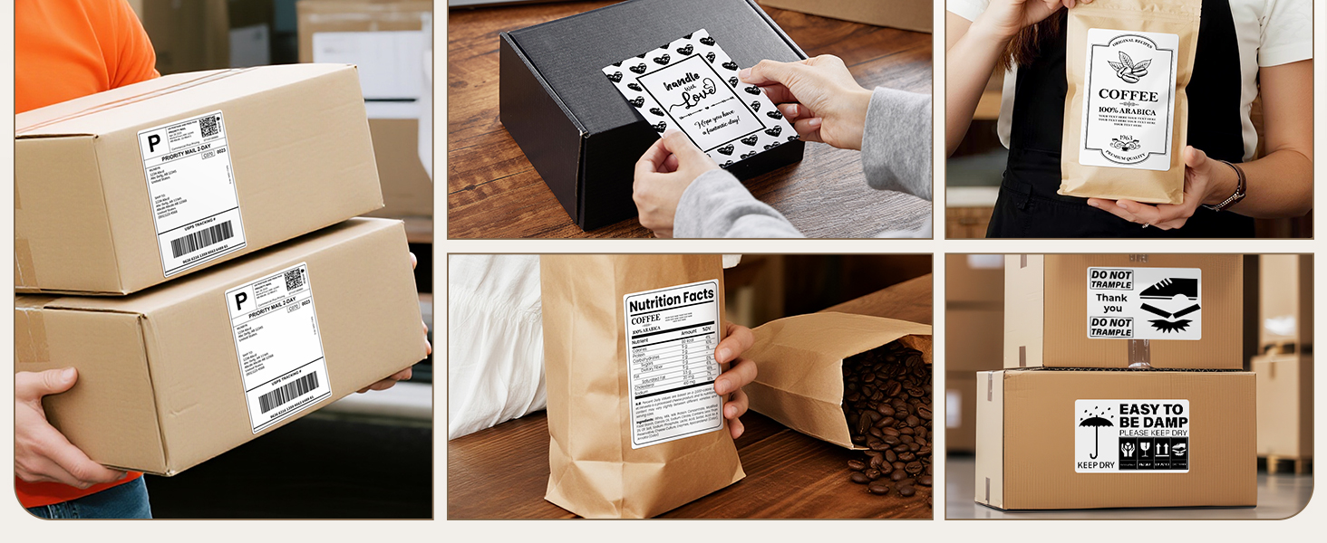 shipping label