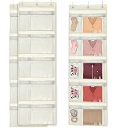 RUIPBOTE Kids Weekly Clothes Organizer – Day of the Week Hanging Closet Storage for School Outfit...