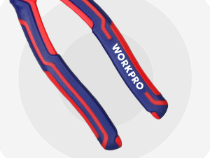 Handle grip is made of TPR material and ergonomic non-slip design safer work faster efficiency