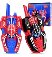 Vvinca Spider Walkie Talkies for Kids Toys Ages 3 4 5 6 7 8 9 10 Boys Girls 2 Pack Superhero Toys...