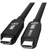 Fiber Optic USB C Cable(50ft), Full-Featured Active Optical USB C to USB C Cord Compatible with T...