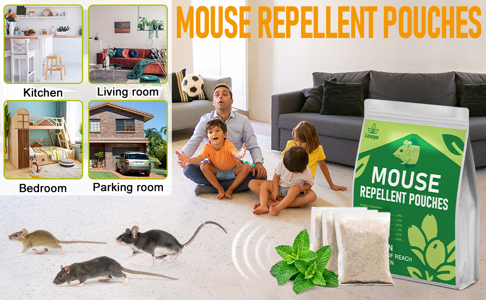 MOUSE REPELLENT POUCHES