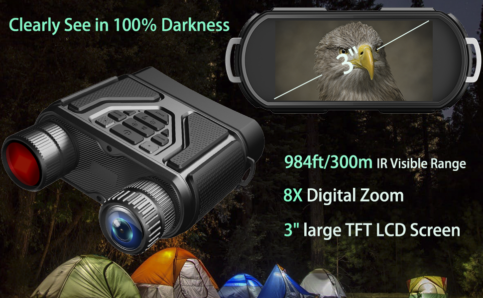 Night vision goggles Black gery